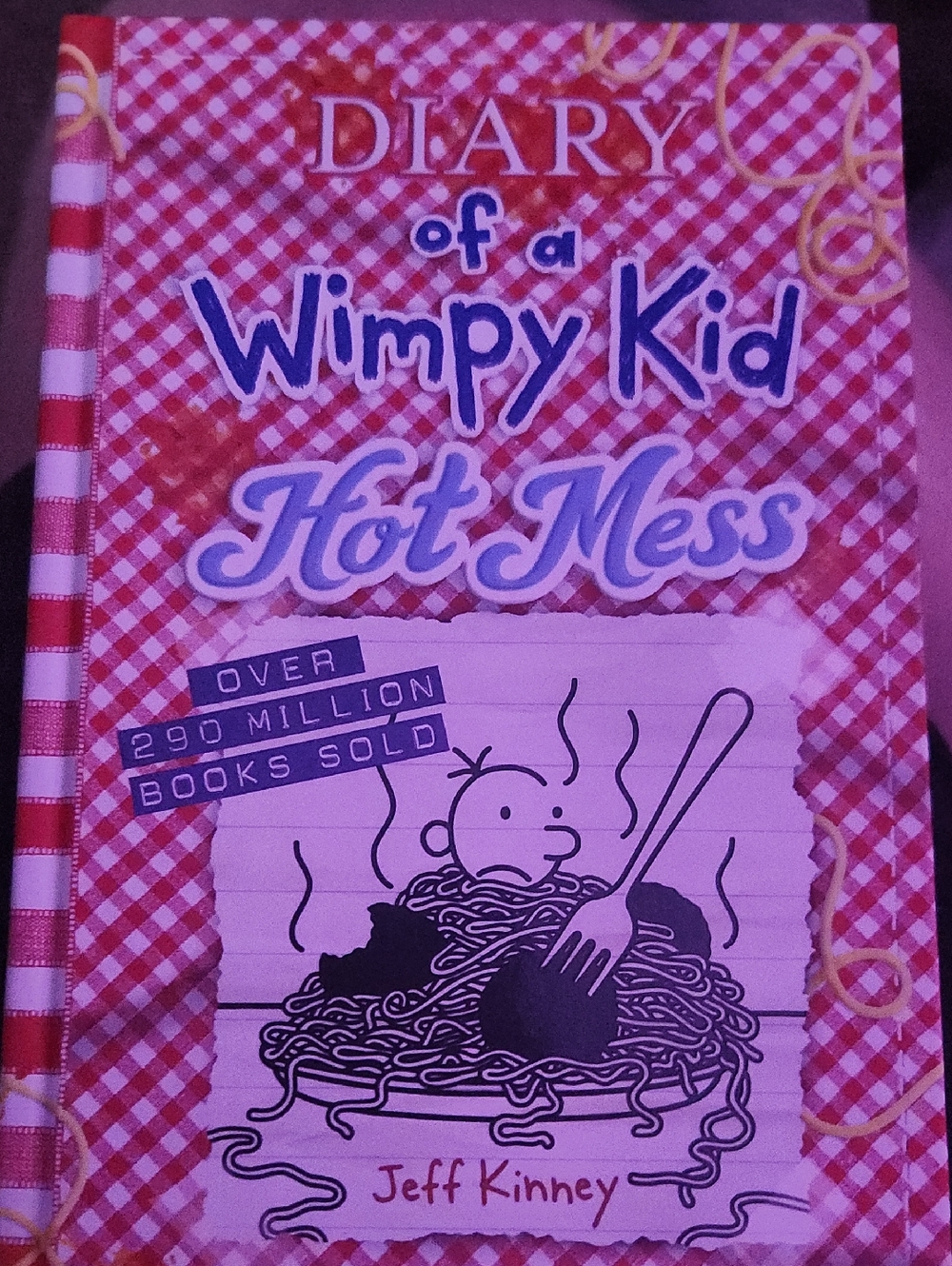 Diary of a Wimpy Kid: Hot Mess - Pink Checkered Cover